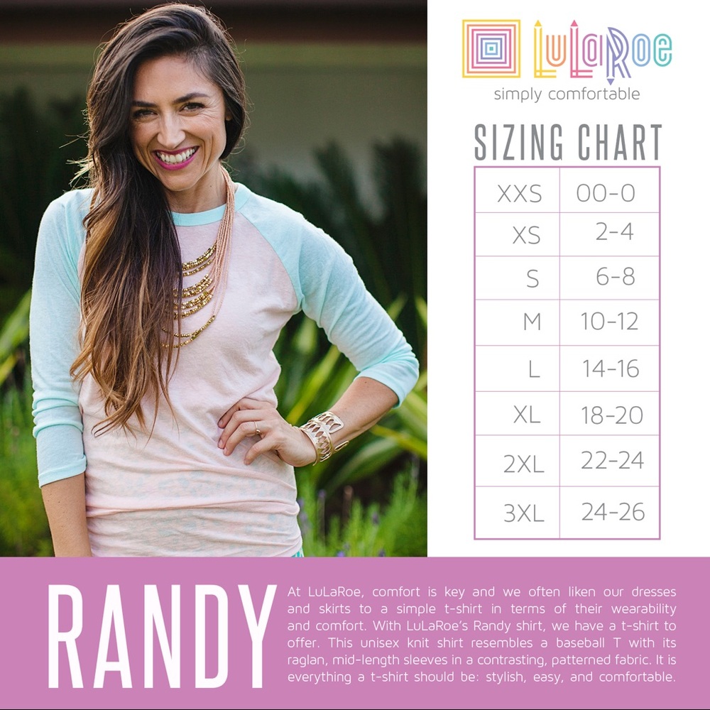 LuLaRoe XS Randy - Picture 3 of 3